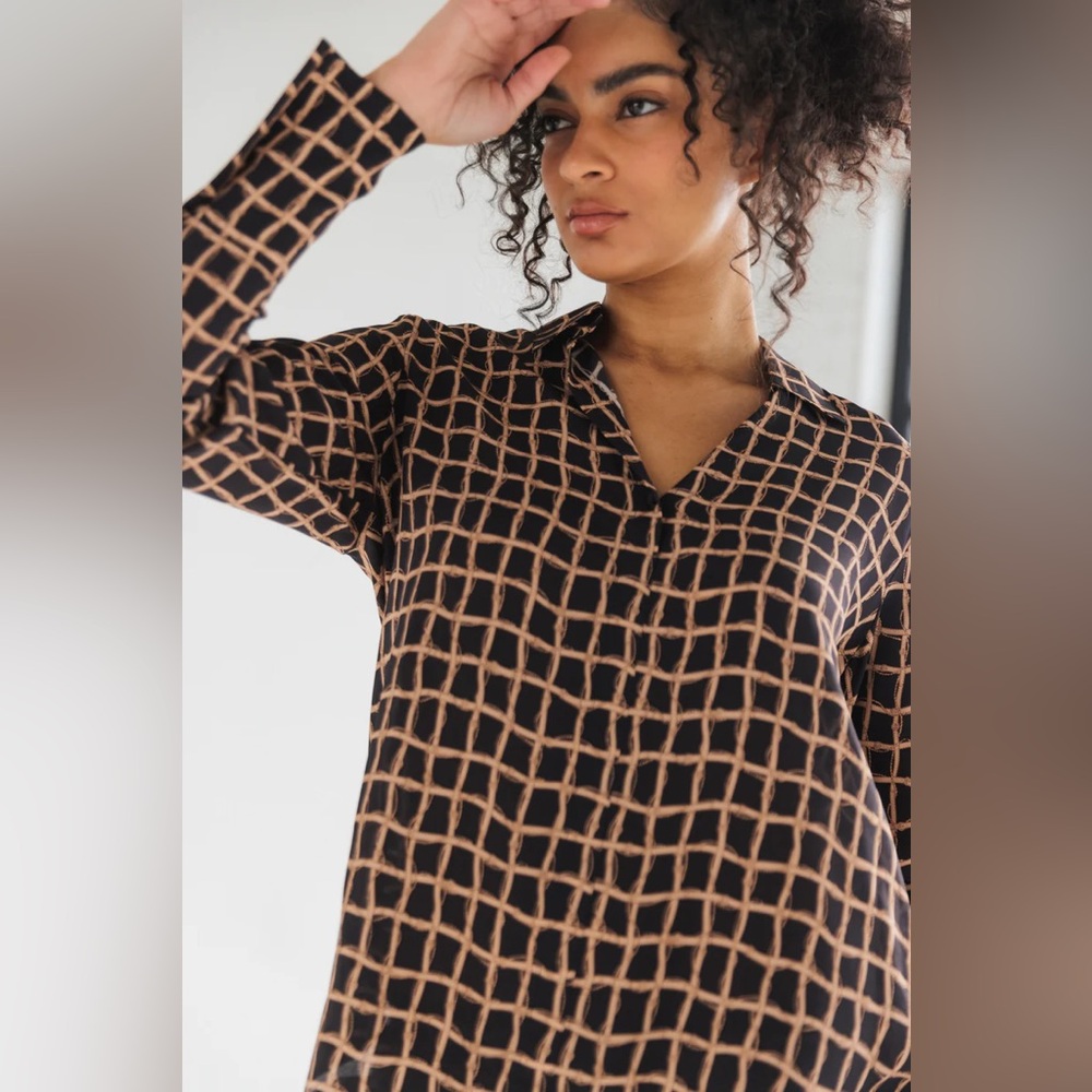 Catherinegee - Daria French Cuff Silk Blouse